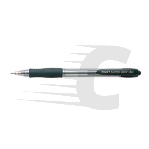 Bolígrafo Pilot Supergrip Negro | Retráctil | 0.4mm